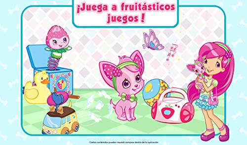 Palacio de Cachorritos de Tarta de Fresa – Juego de salón de belleza para mascotas y vestir para niños