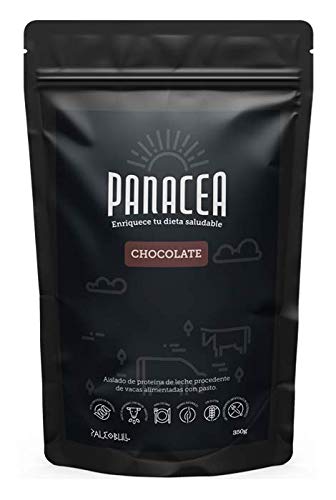 PALEOBULL Panacea Aislado de proteina Chocolate 350gr, ABS, Negro, One Size
