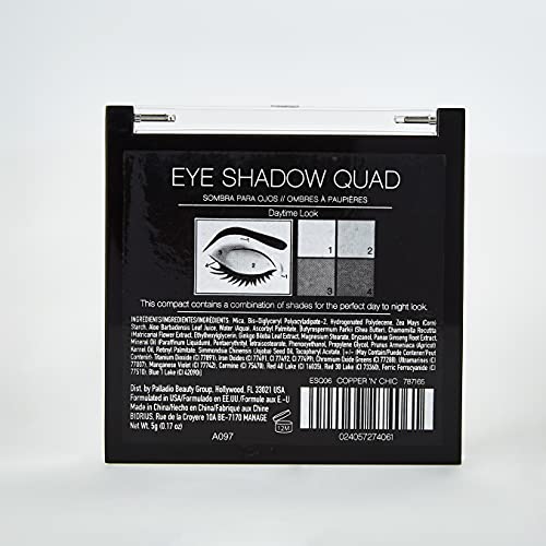 Palladio Paleta de sombras quad 06 cooper 'n' chic 21 g