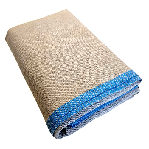 Paño de lino prémium para panadería, extragrande con 120 x 70 cm, de lino natural 100 % sin tratar, para hornear la masa, fabricado en Europa