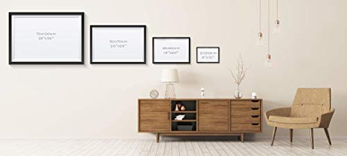 Panorama Cuadro de Aluminio Cartel Diseño de Moda Blanco 50x35cm - Impreso en Aluminio Dibond Metalizado Cuadros para Salón - Cuadro Diseño de Moda - Láminas Decorativas - Cuadros Modernos