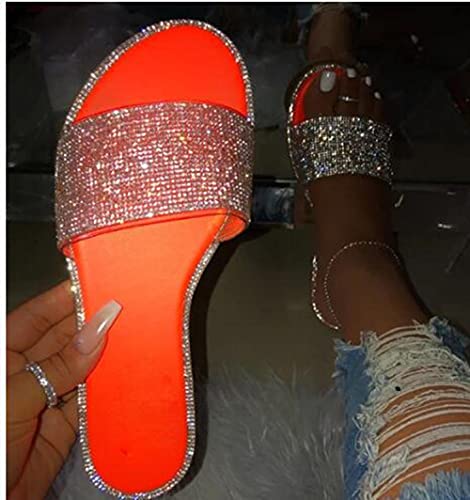 Pantuflas Transpirables,Bollado de Agua Coloreado de Dulces, Zapatillas Frescas de Playa Plana.-Serpentina_43,Sandalias Informales con Tiras