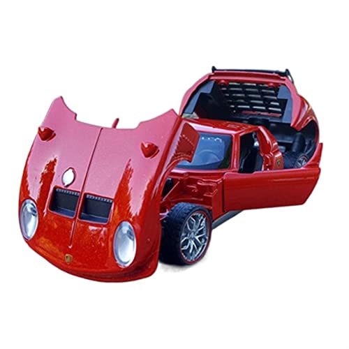 Para Lamborghini Miura. Modelo De Coche Clásico De Aleación 1:32, Vehículos De Juguete De Metal Fundido A Presión, Colección De Modelos De Coches, Luz De Sonido, Alta Simulación ( Color : Rojo )
