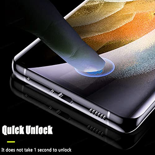 Para LG Velvet 4G /Velvet 5G /Velvet 5G UW Protector de Pantalla, Admite la Función de Huella Digital, [2 Piezas] Suave Película Protectora de TPU, Alta Definición y Sensibilidad y Transparent
