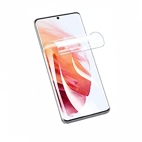 Para LG Velvet 4G /Velvet 5G /Velvet 5G UW Protector de Pantalla, Admite la Función de Huella Digital, [2 Piezas] Suave Película Protectora de TPU, Alta Definición y Sensibilidad y Transparent