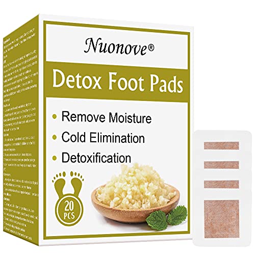 Parches Para Pies Parches Para Los Pies Parches Detox Para Pies, Parche de Pie 100% Natural, Alivia el Dolor y Mejora el Sueño, Expulsa Rápidamente Las Toxinas, 20pcs
