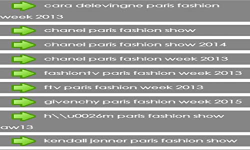Paris Fashion Guide