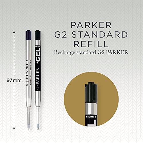 Parker Jotter London - Paquete de recambios Discovery tres recambios Quinkflow para bolígrafos y tres recambios de tinta de gel Quink