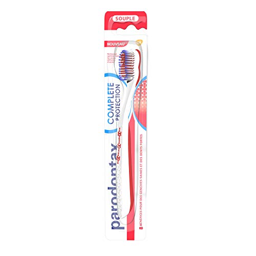 Parodontax Cepillo de dientes completo, protección suave, para los dientes sensibles, elimina la placa dental
