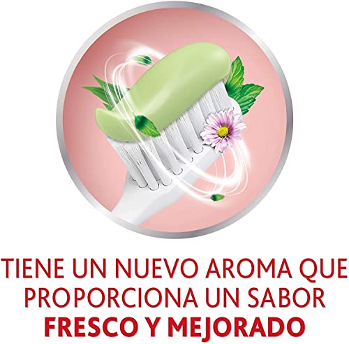 Parodontax, Herbal Sensations, Pasta de Dientes, Ayuda a Detener y Prevenir el Sangrado de Encías, Sabor Menta, Melisa y jengibre , Pack de 3 x 75 ml