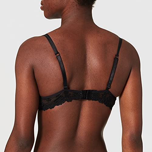 Passionata White Nights Sujetador para Camiseta, Black, 90D para Mujer