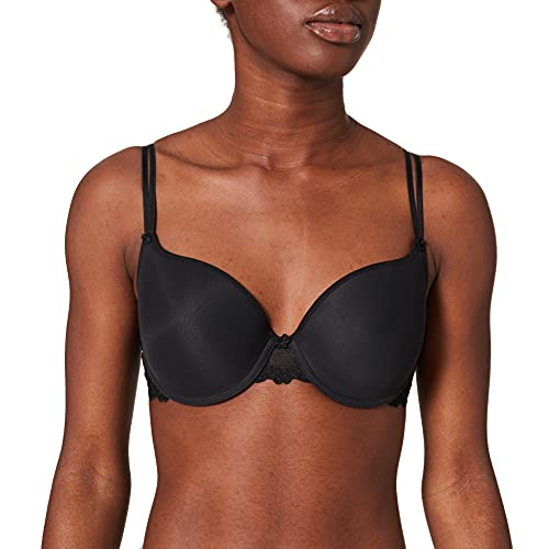 Passionata White Nights Sujetador para Camiseta, Black, 90D para Mujer