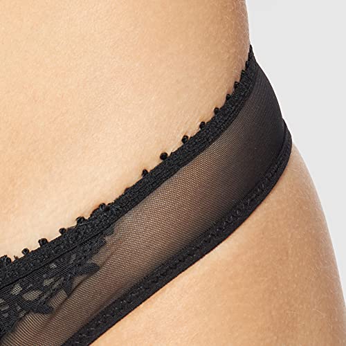 Passionata White Nights Tanga, Black, 38 para Mujer