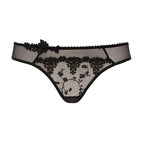 Passionata White Nights Tanga, Black, 38 para Mujer