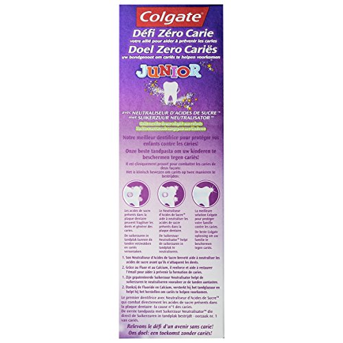 Pasta de dientes Colgate Caries Cero Desafío Juvenil 50ml - Conjunto de 4