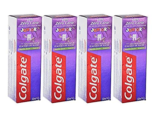 Pasta de dientes Colgate Caries Cero Desafío Juvenil 50ml - Conjunto de 4