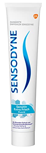 Pasta dentífrica Fluorid + Extra fresca, pasta dental diaria, para dientes sensibles al dolor