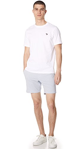 Paul Smith Camiseta con diseño de cebra en color blanco