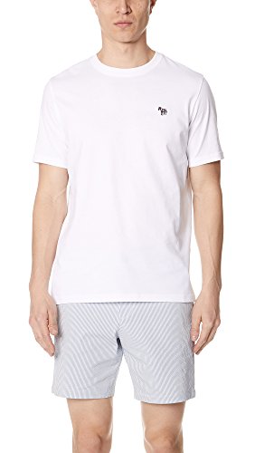 Paul Smith Camiseta con diseño de cebra en color blanco