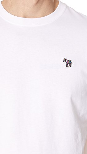 Paul Smith Camiseta con diseño de cebra en color blanco