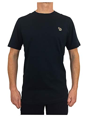 Paul Smith - Camiseta de manga corta, diseño de cebra, color azul marino - Azul - Large