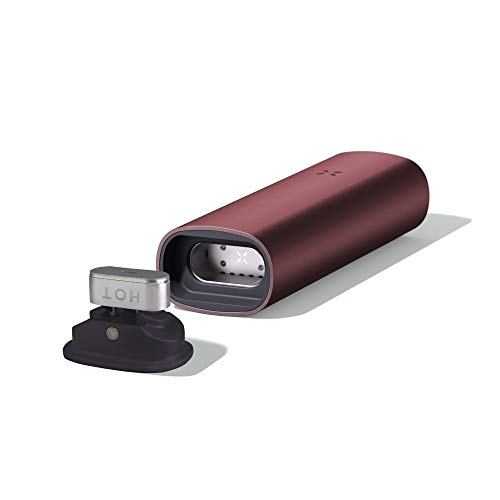PAX 3 Vaporizador Portátil Premium, Hierba Seca, Concentrado, 10 Años de Garantía, Kit Completo, Burgundy.