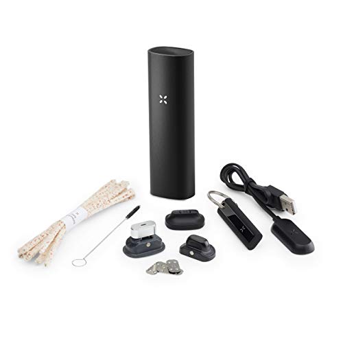 PAX 3 Vaporizador Portátil Premium, Hierba Seca, Concentrado, 10 Años de Garantía, Kit Completo, Ónyx.