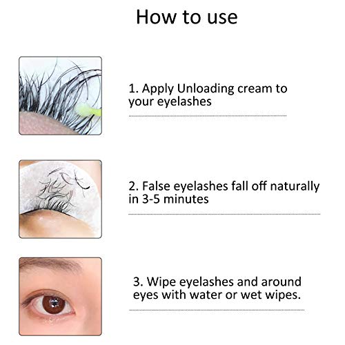 Pegamento de Descarga de Pestañas para Injerto, Gel de Descarga de Pestañas de Injerto Suave para Salones de Belleza para Particulares