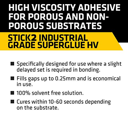 Pegamento industrial de la marca Everbuild, Hv50, 50 g, alta viscosidad, HV50-EBD