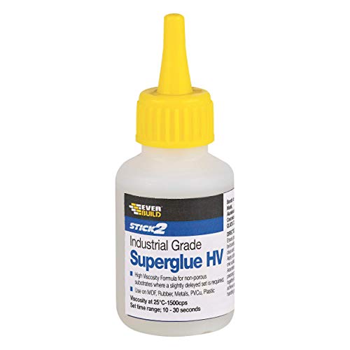 Pegamento industrial de la marca Everbuild, Hv50, 50 g, alta viscosidad, HV50-EBD
