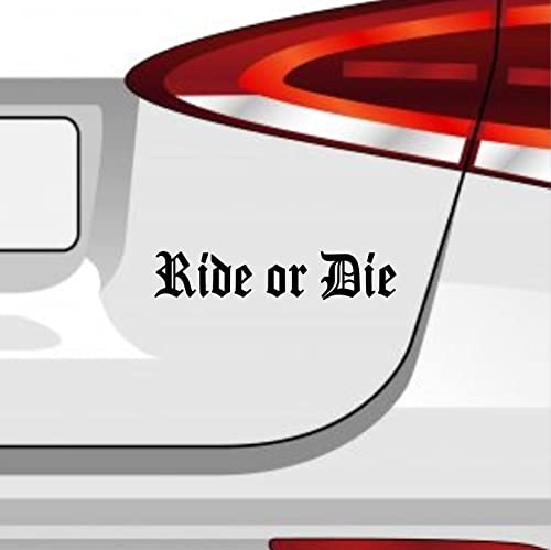 Pegatinas Ride or Die – 6 tamaños 21 colores – MTB Downhill BMX pegatinas Enduro Bike