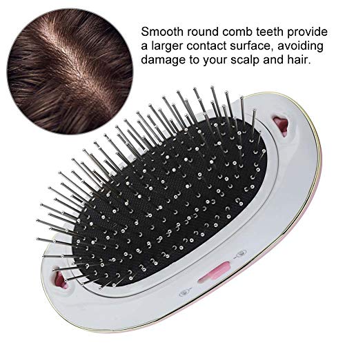 Peine de Masaje,Cepillo de Pelo Iónico Eléctrico Peinetas de Pelo para Crecimiento del Cabello con Tratamiento Alivio de la Circulación de la Sangre de la Promoción del Cepillo del Masaje