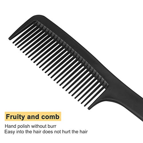 Peines para el peinado del cabello, Netspower 10Pcs Peluquería profesional Peine para el cabello Peine en peine Accesorios para la peluquería Gadgets Set Herramientas de peluquería con bolsa