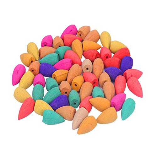 peiyee 300 Pcs Conos de Incienso,Conos Incienso de Reflujo,Cono SáNdalo Natural,Ayudas para Dormir,Dispositivos de DescompresióN, ArtíCulos para El Hogar Y La Oficina,Utilizado para Purificar El Aire