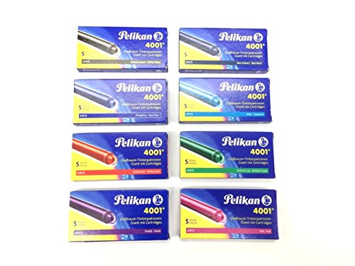 Pelikan GTP/5 - Cartucho tinta estilográfica, color negro