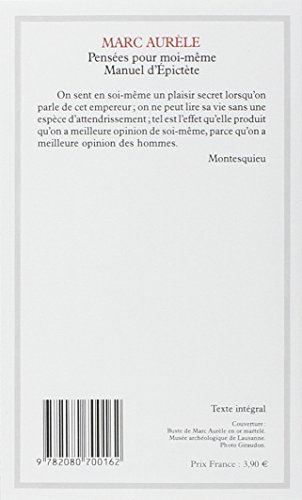 Pensées pour moi-même: Suivi du Manuel d'Epictète (GF)