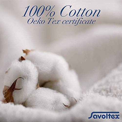 PENSIERI DELICATI Cama Doble Completa 100% Algodón, Sábanas Dobles Completas 180x200 Incluye sábana Bajera y Superior y 2 Fundas de Almohada, Made in Italy, Patrón Love Mountain Rojo