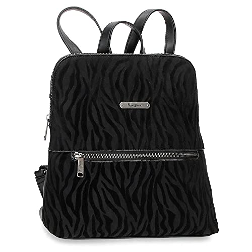 Pepe Jeans Anais Mochila Casual Negro 26x29x10 cms Piel sintética 7,54L