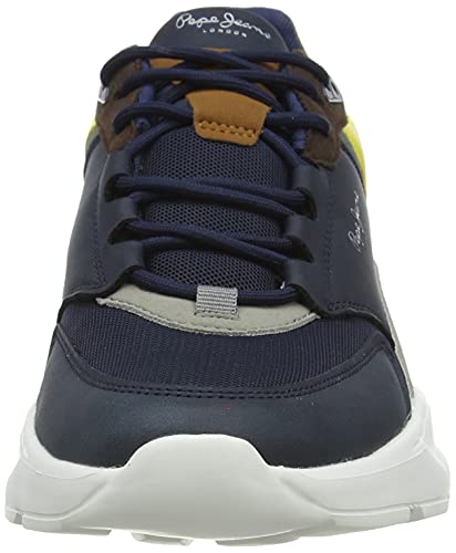 Pepe Jeans Brooks Tech, Zapatilla Hombre, 595navy, 42 EU