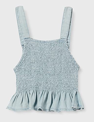 Pepe Jeans Carmela Top Camisa, 504bleach Blue, 8 para Niñas