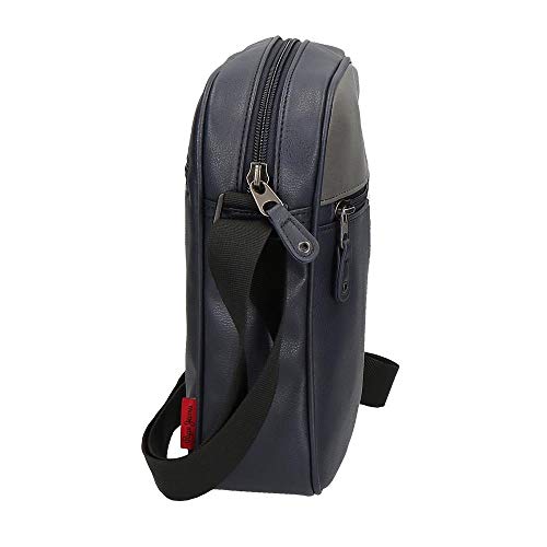 Pepe Jeans Eighties Bandolera Grande Azul 20x25x6,5 cms Piel Sintética