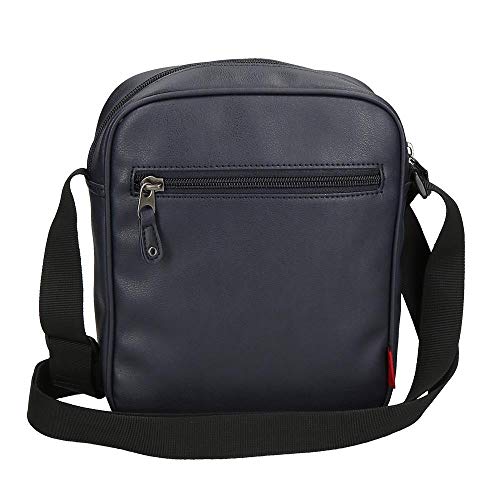 Pepe Jeans Eighties Bandolera Grande Azul 20x25x6,5 cms Piel Sintética