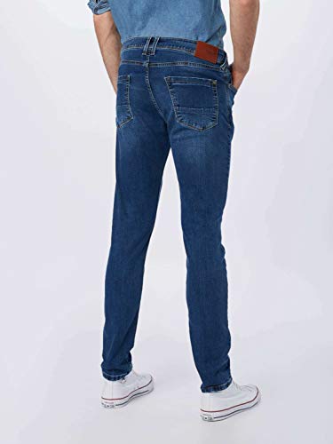 Pepe Jeans Finsbury Jean Boyfriend, Azul (Blue Medium Used), 38W / 34L para Hombre