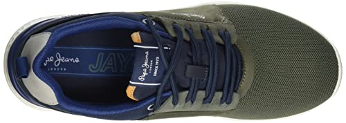 Pepe Jeans Jay-Pro Urban, Zapatillas Hombre, 765khaki Green, 45 EU