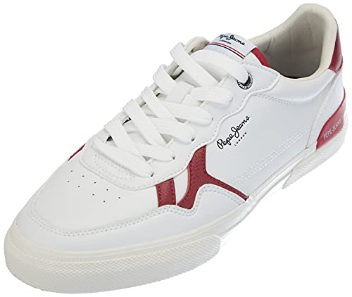 Pepe Jeans Kenton Britt M.Retro, Zapatillas Hombre, 292Dark Brick, 43 EU