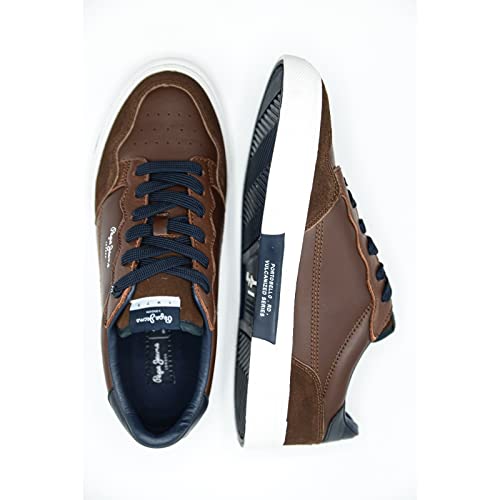 Pepe Jeans Kenton Original 21, Zapatillas Hombre, 878marrón, 41 EU