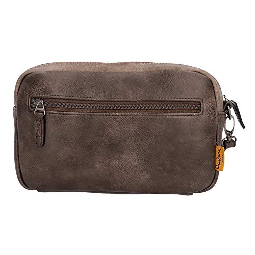Pepe Jeans Miller Bolso de Mano Marrón 24,5x15x6 cms Piel Sintética