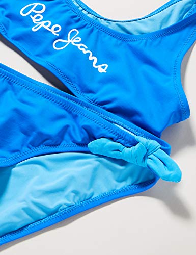 Pepe Jeans New Saigon Bikini Braguita, Azul (554), 1-2 años (Talla del Fabricante: 2) para Niñas