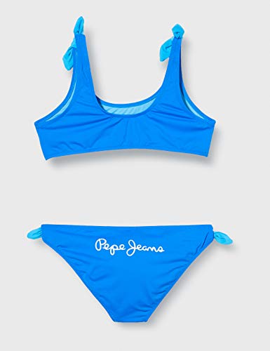 Pepe Jeans New Saigon Bikini Braguita, Azul (554), 1-2 años (Talla del Fabricante: 2) para Niñas