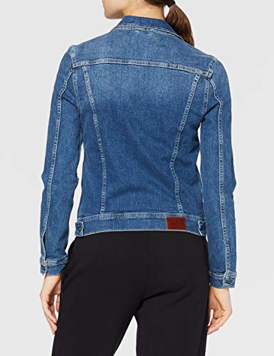 Pepe Jeans THRIFT PL400755CF7 Chaqueta vaquera para Mujer, Azul (Denim CF7), Small